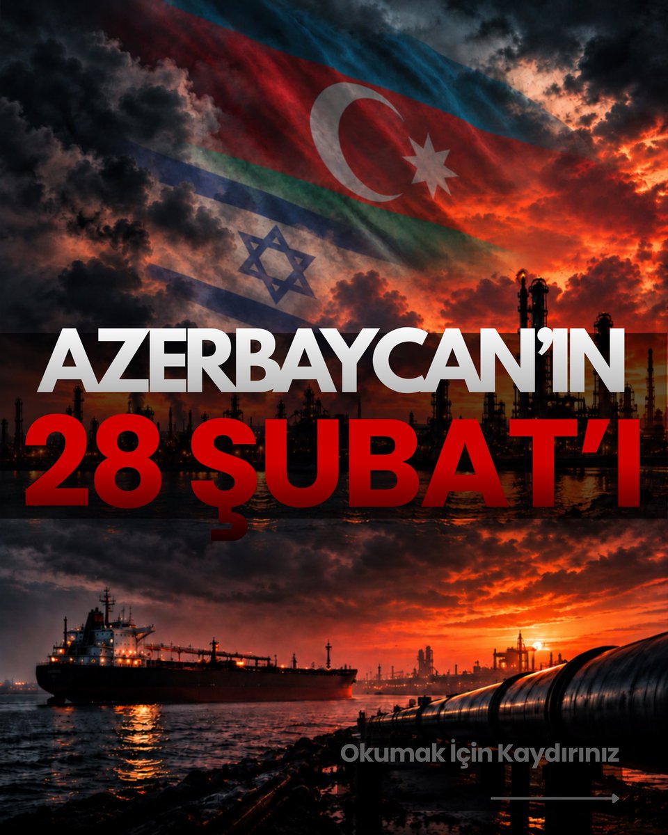 kimhareketi's tweet photo. AZERBAYCAN’DA 28 ŞUBAT!

“Türkiye’de yaşanan 28 Şubat sürecinde devletin ABD ve İsrail’le yakınlaşması ile bugün Azerbaycan-İsrail ilişkilerinin geldiği noktada yeni bir 28 Şubat sürecinin yaşanması tesadüf değildir. Bu akıl, siyonizmin ve onun işbirlikçilerinin aklıdır.” https://t.co/qGofnEgUoy