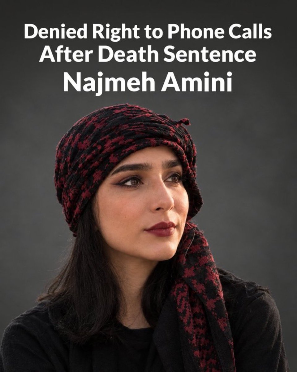 iamCoralll's tweet photo. Two lives. Two death sentences. Two voices that must be heard. 

#AliZarei, 27, and #NajmehAmini, 23, have reported receiving death sentences. Their lives are at grave risk.
Be their voice. Stop the executions.
Don’t look away ❌

#IslamicRepublicHangs
#LastBreath

@MariaStenergard @johanssonmorgan @weimers
@HillelNeuer @MarkusWiechel @Alexarmstrong
@MartinDaubney @joshxhowie @natalie_Zion_