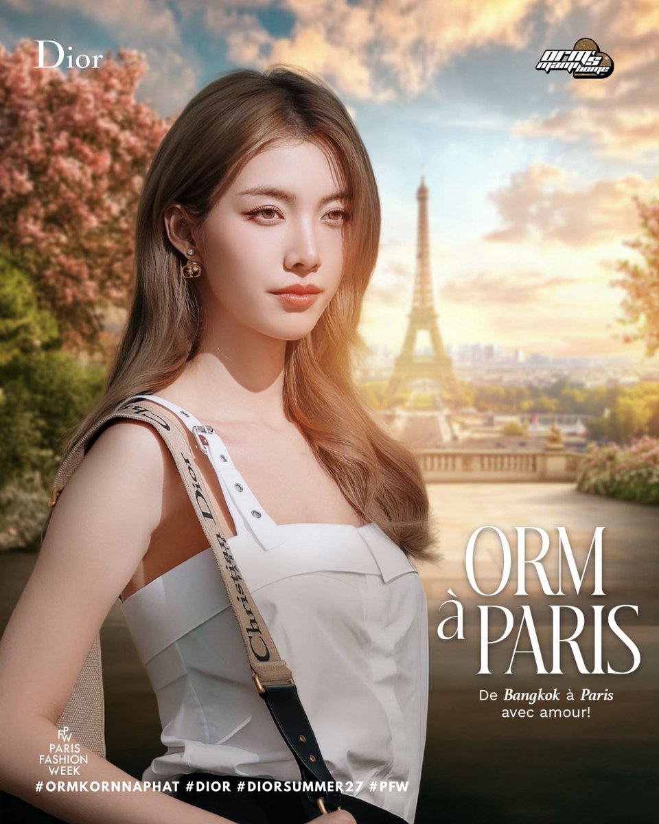 ToLin814221's tweet photo. The countdown to France is officially on! Super hyped to see Dior Summer 27 magic with Charming Orm Kornnaphat! 🇫🇷✨ 🪷

#LingOrmDiorSummer27
#OrmKornnaphat
#DiorSummer27
#Dior #PFW
@ormmormm @Dior @XFashion
#LingOrmDiorSummer27 https://t.co/WrP4Z4LQPY