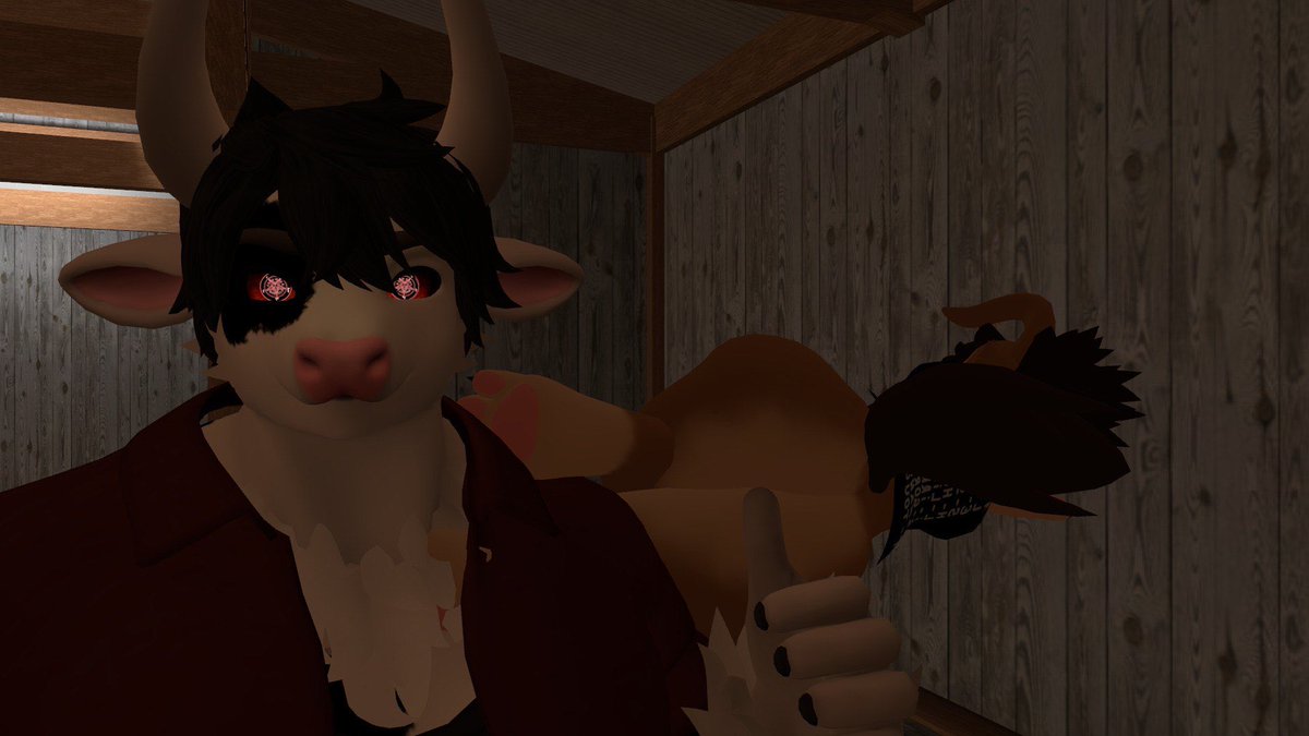 puppy_dogg07's tweet photo. ⚠️TW: SOMNO⚠️
Might sleep in the stables more often…
🐮: @saintnerovr 
#furry #vrc #erp #cow #puppyboy #cuntboy #yiff #sleeping #somno https://t.co/u2J2HOh0y7