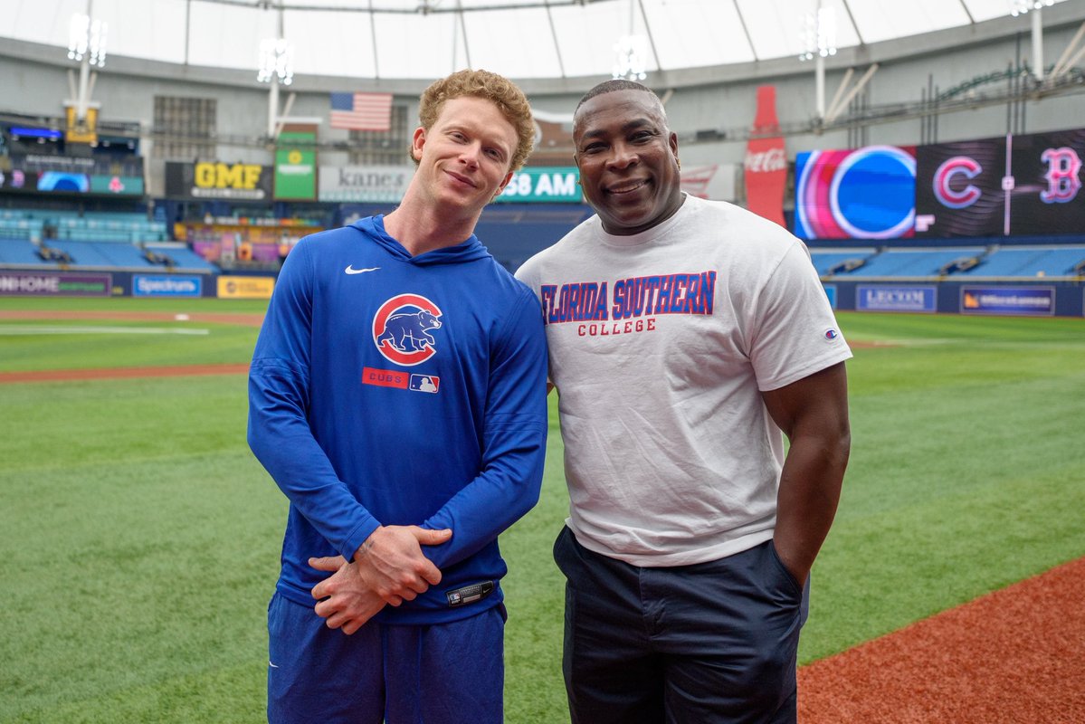 CubsZone's tweet photo. Two members of the 40/40 club:

Pete Crow-Armstrong &amp; Alfonso Soriano https://t.co/WH7k1XrAXD