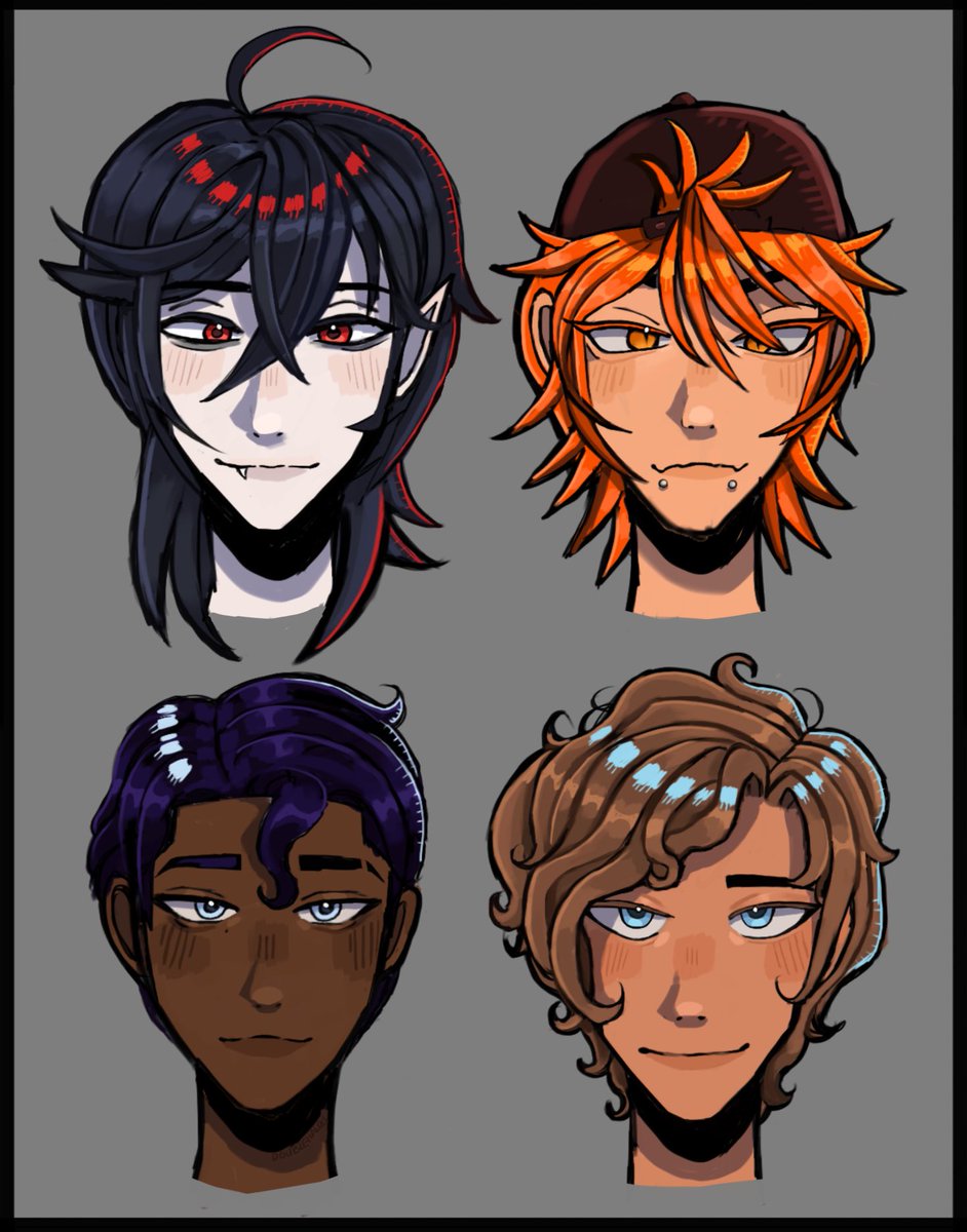 DoubleHalos's tweet photo. Art Dump!!! Most of these are hair rendering practice, since I’ve changed the way I render hair!

-practicing drawing male faces w/ butlers (old art redraw)
-Rendered an old art (hair, clothes)
-Shadow Empress hair render practice 
-Diamond Sets One Piece Cosplay

#RoyaleHigh https://t.co/SXIJqYa0k6