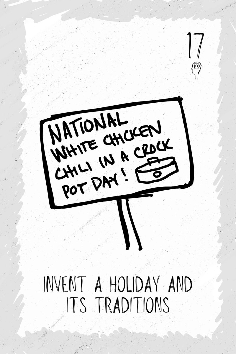 dropstepdunk's tweet photo. Day 17 from the book 180 Days of Creativity: Invent a holiday and its traditions. What holiday would you create? #180DaysOfCreativity #teachersfollowteachers #classroom #creativity https://t.co/vScrbfrmT7