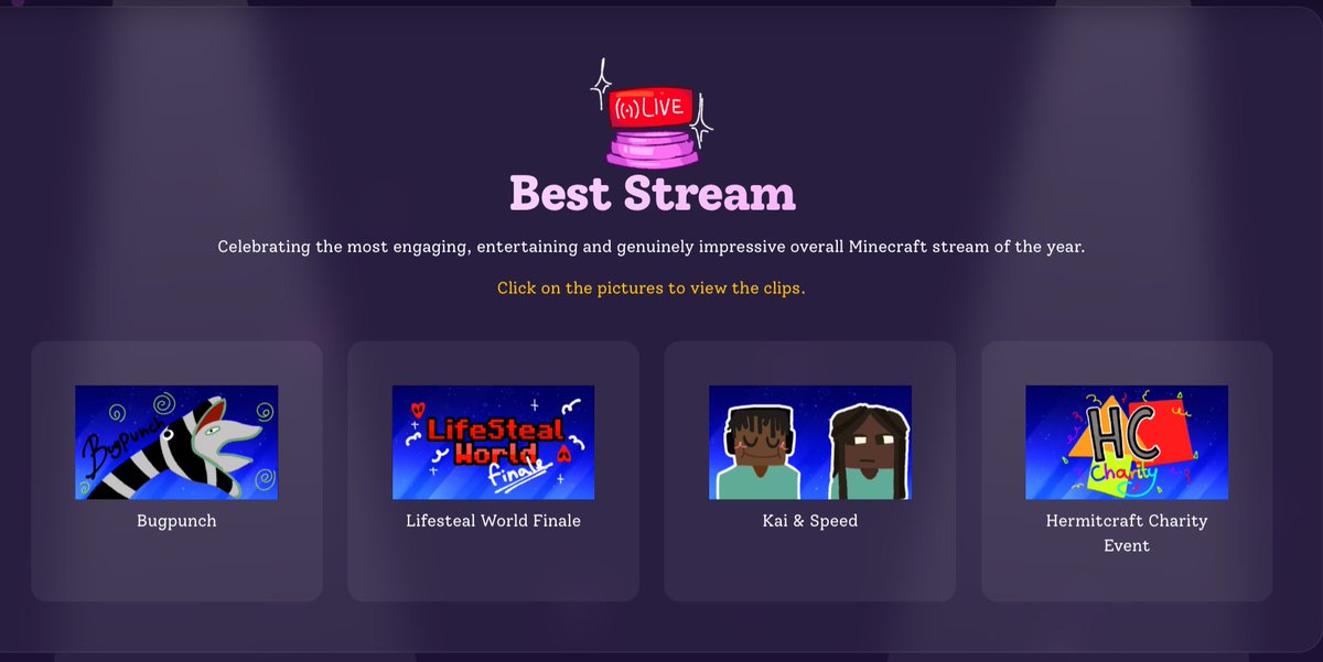 A_FreakinTurkey's tweet photo. GUYS THIS IS NOT A DRILL

The #BugPunch team worked day/night for 7 months just for one live-streamed musical, and it was glorious! 

Now we are one of the NOMINEES IN THE @TogetherCrafted AWARDS FOR “Best Stream”!

I’M SO PROUD OF US! Make sure to vote with the link below! :,) https://t.co/pztHzz5dB4