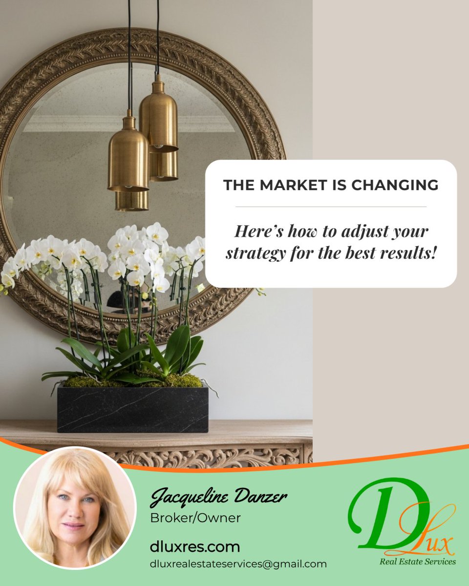 dluxjed's tweet photo. Real estate is always evolving. 📈

Navigating a changing market can be challenging, but having a knowledgeable agent by your side makes all the difference.

Looking for personalized insights on today’s local market? Let’s connect and explore your options!

#DLUX #broker https://t.co/YdcZMazCnL