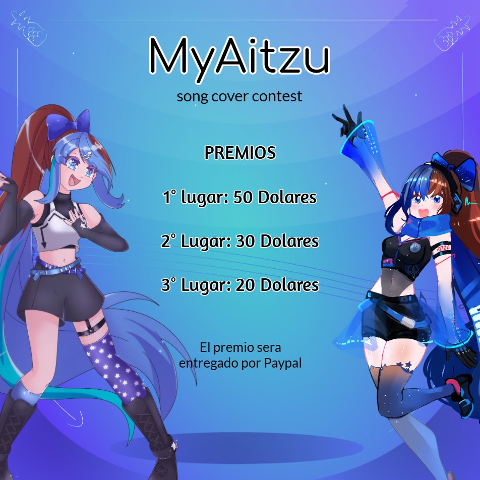AitzuA's tweet photo. PRIMER CONCURSO DE COVERS Y CANCIONES CON AITZU
¿Eres productor vocaloid? tal vez este pequeño concurso te pueda interesar
#utau #openutau #vocaloid #Aitzu https://t.co/AySLFzg35A