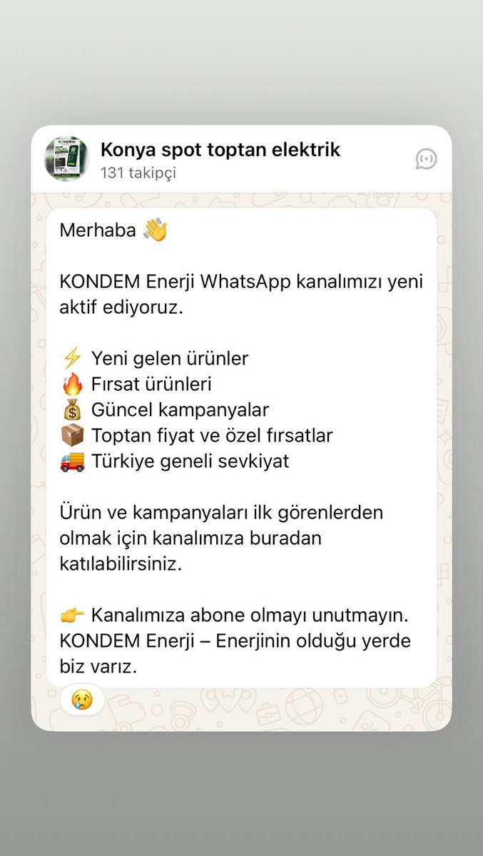 kondemsatis's tweet photo. Whatsap https://t.co/W8VLWKle0W