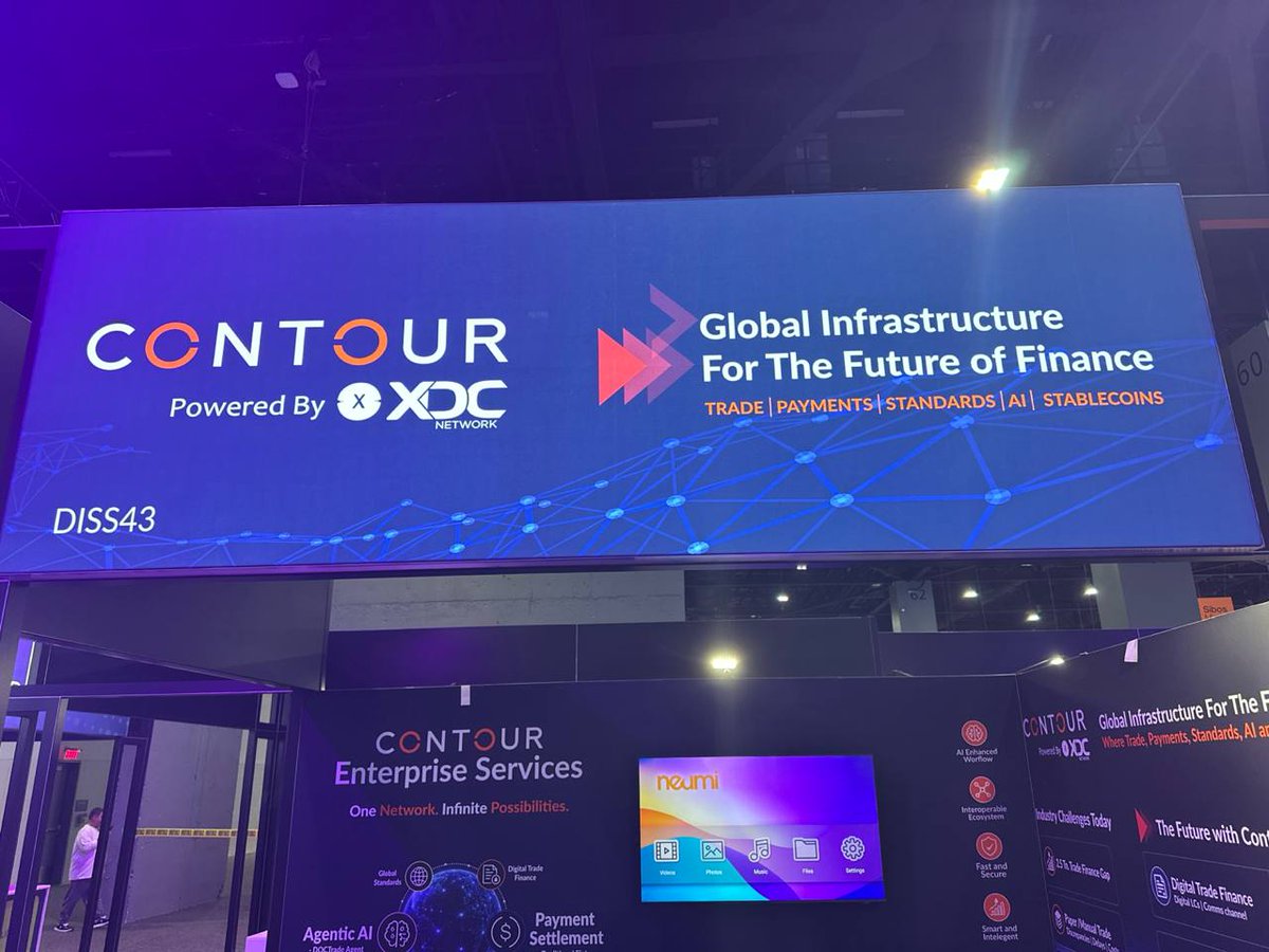 XDCNetwork_News's tweet photo. Global Infrastructure For The Future of Finance is here at @Sibos Miami

Perfect Combination with Trade + Payments + Standards + AI + Stablecoins https://t.co/7XggyOsshq