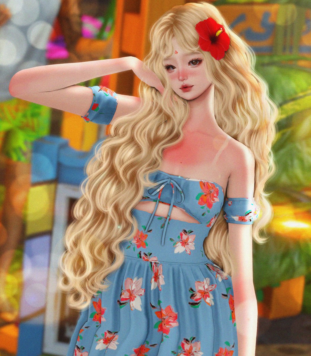 toyuets4's tweet photo. My tan decided to turn me into a little tomato.🍅

#ts4 #ShowUsYourSims https://t.co/Nred1XnUB3