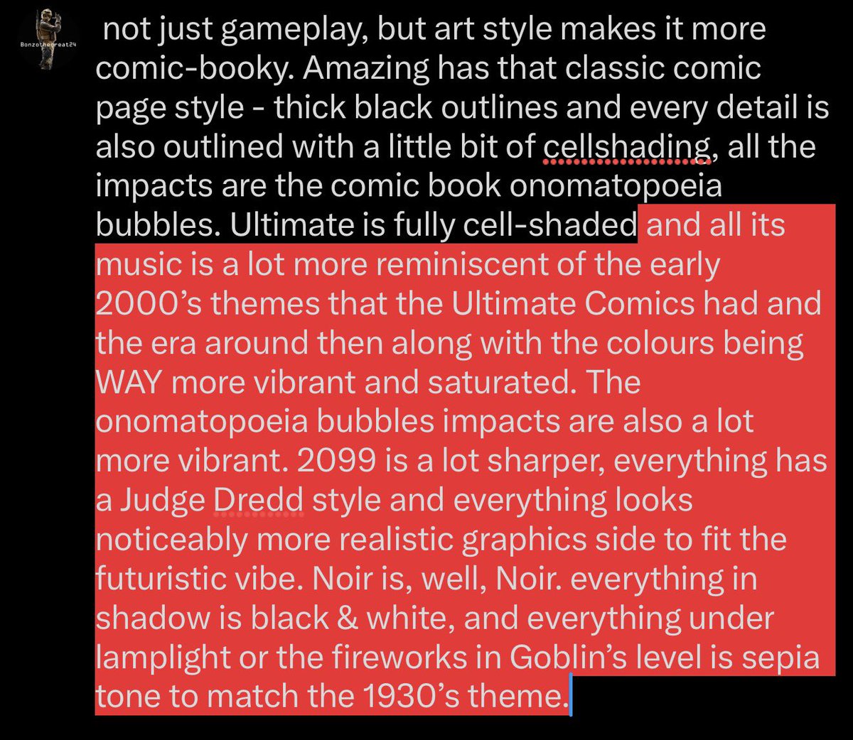Bonzothegreat24's tweet photo. @justaguy0507 @KaiKai2492 @xShephardx comic booky meaning ‘straight out of a comic’. the web constructs are very much an earlier thing but are still being used even now just with smaller things, example being the web back pack pete makes a lot to store stuff on patrol, notably used at the start of the Morlun arc. https://t.co/2TBrAr50aY