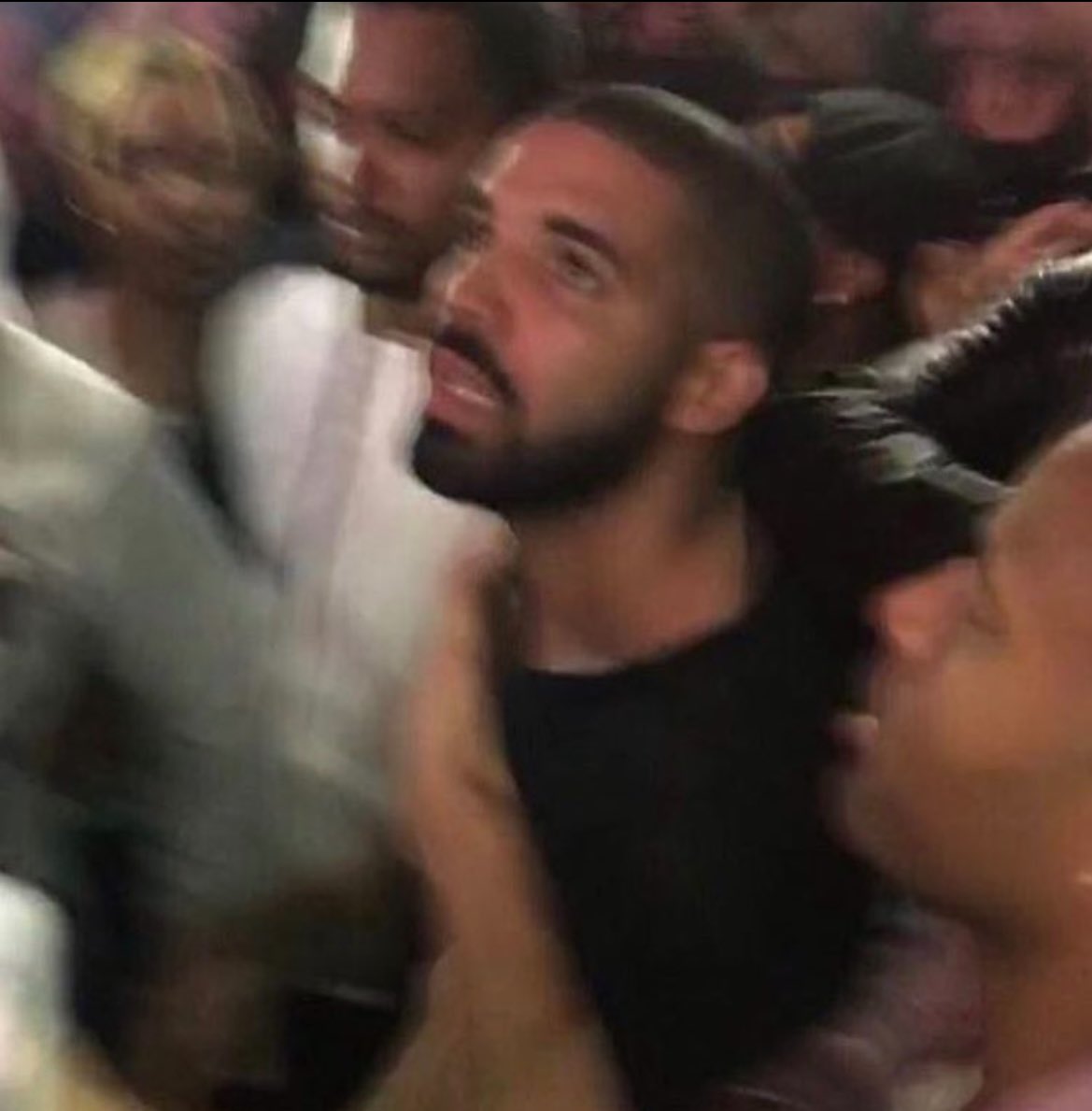 TheBoyThe6's tweet photo. Me at the Drake concert next year when Whisper My Name starts playing https://t.co/a7GVDqFoEi