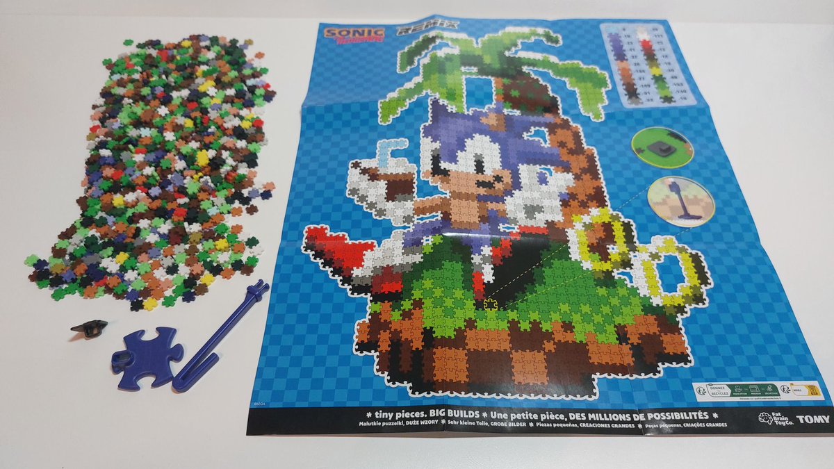 sonicfans_de's tweet photo. Sonic the Hedgehog Jixelz Remix - Chillin´ Sonic - Tomy #sonicthehedgehog #sonic #sega #puzzle #jixels #remix #tomy #merchandise #collection #collector https://t.co/TQcHJJ4rV8