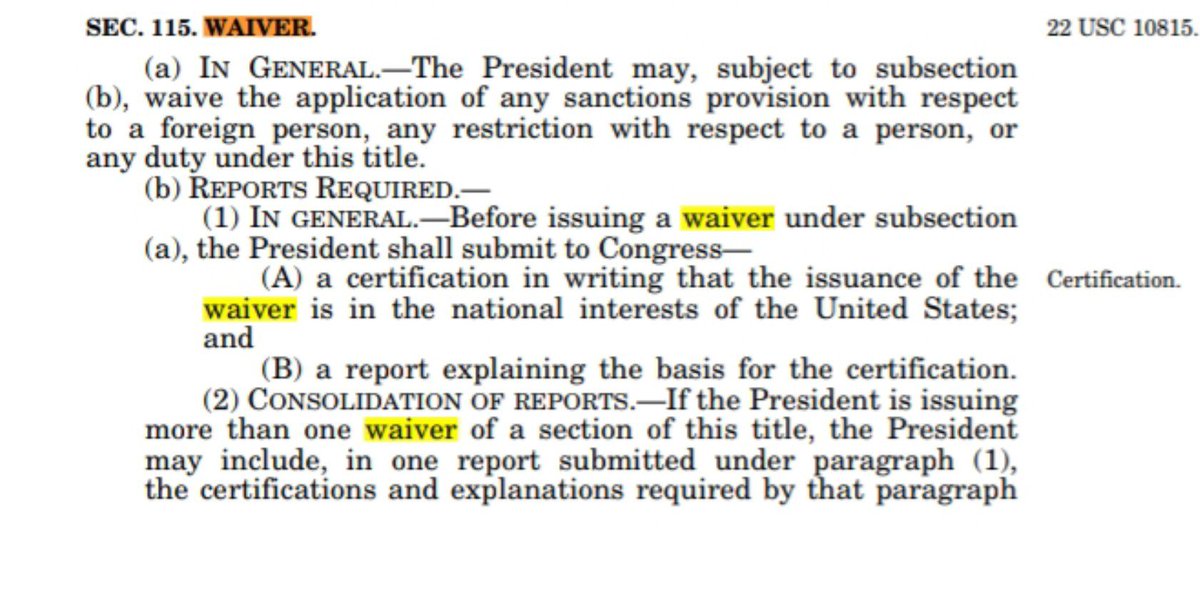TheIndUSTech's tweet photo. Sanctioning Russia and Iran Act of 2026 : Waivers & Exceptions Relevant to India
Presidential #waiver , Sec. 115: The United States President can waive any sanction, restriction, or duty if it is in the U.S. national interest, with written certification to #Congress .
Duty adjustment, Sec. 113(b): The President can modify or adjust the duty rate, subject to reporting requirements.
Natural gas exception: Relevant duties may not apply if #Russian natural gas imports are below the 15% threshold and the country takes significant steps to reduce them.
Treasury licenses: Existing general licenses remain valid, and Treasury can issue or extend additional licenses.
#SRIA #IndiaUS