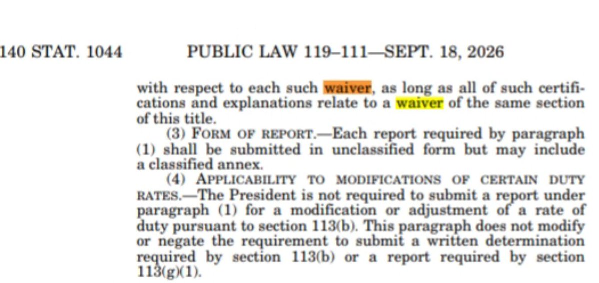 TheIndUSTech's tweet photo. Sanctioning Russia and Iran Act of 2026 : Waivers & Exceptions Relevant to India
Presidential #waiver , Sec. 115: The United States President can waive any sanction, restriction, or duty if it is in the U.S. national interest, with written certification to #Congress .
Duty adjustment, Sec. 113(b): The President can modify or adjust the duty rate, subject to reporting requirements.
Natural gas exception: Relevant duties may not apply if #Russian natural gas imports are below the 15% threshold and the country takes significant steps to reduce them.
Treasury licenses: Existing general licenses remain valid, and Treasury can issue or extend additional licenses.
#SRIA #IndiaUS