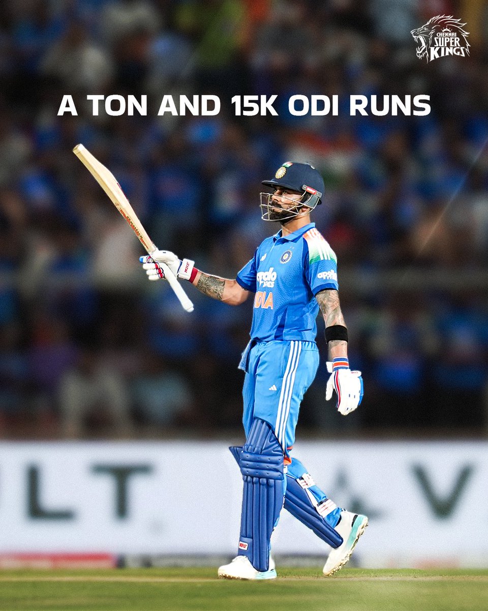 ChennaiIPL's tweet photo. The chase done right ✅
A special milestone achieved ✅
Sunday done right ✅

#WhistlePodu #INDvWI 
📸 : BCCI https://t.co/A3Z0NB1j0o