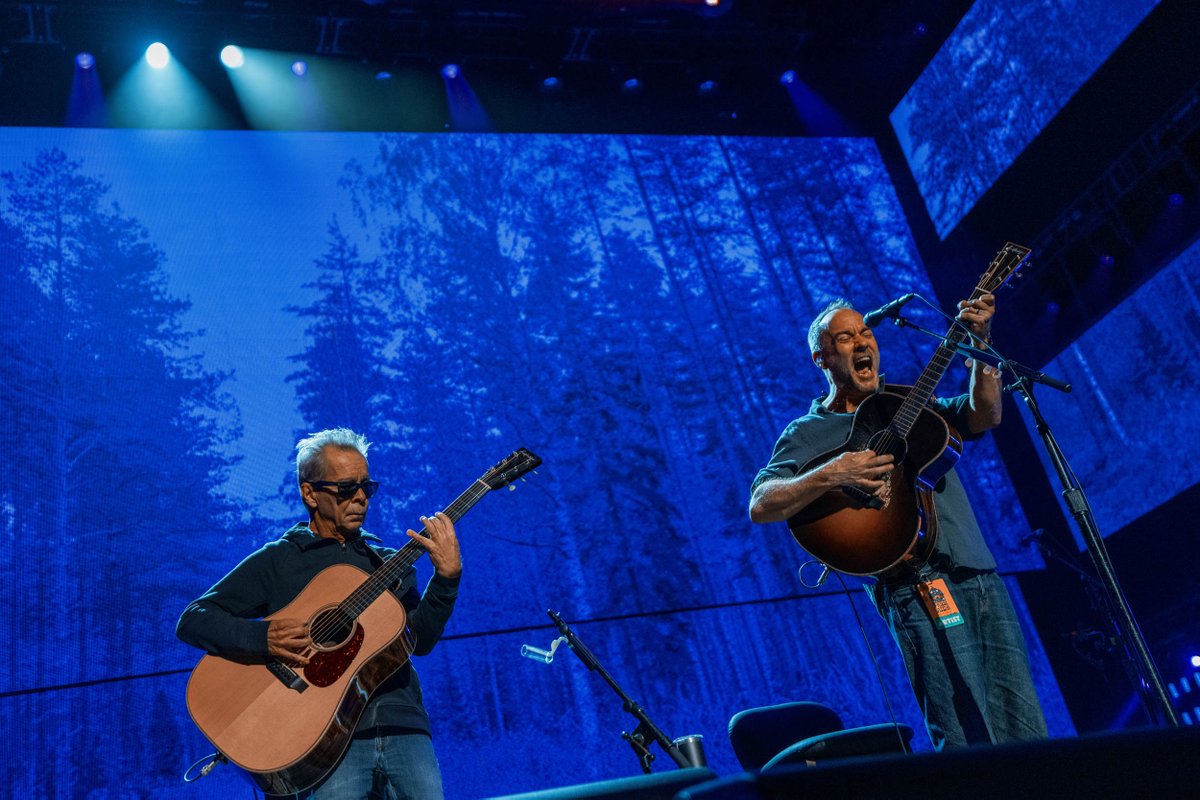 davematthewsbnd's tweet photo. Dave Matthews &amp; Tim Reynolds yesterday at @FarmAid 2026. https://t.co/oEQuoeLtOd