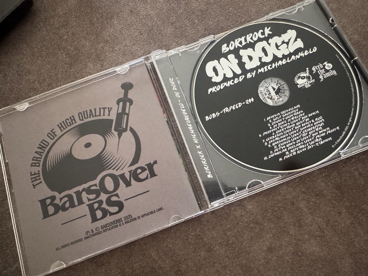 omarshotgun's tweet photo. Man i fcking love this album… ON DOGEZEEEE
Insane production by MichaelAngelo and u know who the waviest, signed by @teflonhoot EL HOTOOO
BORIROCK &amp; MICHAELANGELO - ON DOGZ!
🐶💤 https://t.co/CB5AqCa7hQ