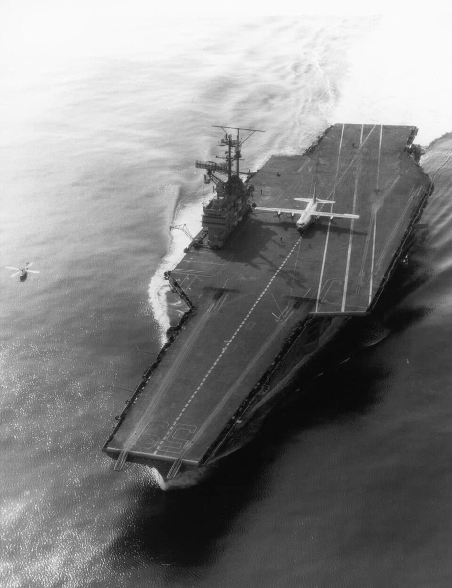 thenewarea51's tweet photo. This flyover is for Rear Admiral James H. Flatley III, USN. He made history when he completed 21 full-stop landings and takeoffs in a U.S. Marine Corps Lockheed C-130F Hercules aboard the aircraft carrier USS Forrestal (CVA-59) in November 1963. This is the largest and heaviest aircraft ever to land or take off from an aircraft carrier. He earned a Distinguished Flying Cross (no arresting wire, no catapult.) 🙏🫡