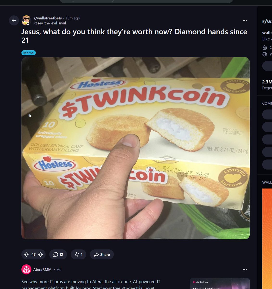 ZCATDev's tweet photo. WALL STREET BETS REDDIT IS BLOWING UP RIGHT NOW, THEY ARE SAYING TWINKCOIN IS THE BEST INVESTMENT

THIS IS THE NEW TENDIES

#1 on WSB HOT

https://t.co/1vNBL1eEUQ https://t.co/LTSAaVPPHU