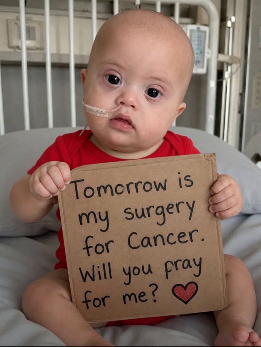 Blyzeen's tweet photo. 💔 It’s hard to imagine a child so small facing such a big battle… 💔 https://t.co/YvfTKOnMsn