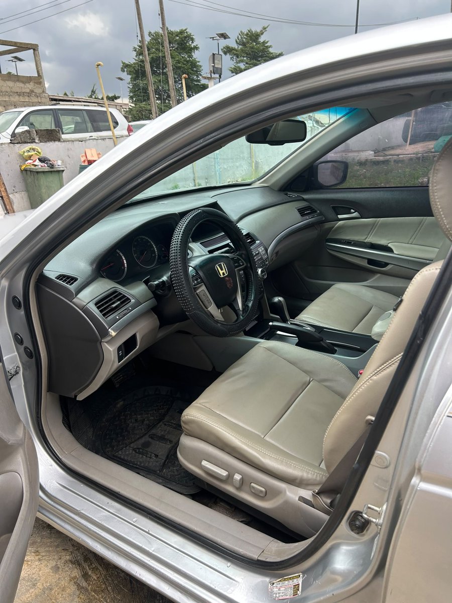 AzMarshallAutos's tweet photo. Available For Sale 
Superb Crystal Clean 
Well Maintained Registered Used 
2008 Honda Accord EXL 
Full Option 
Untouched Engine Brain 
Unscrewed Gear 
Perfect AC Cooling &amp; Chilling 
Everything Bless and clean 
Price:5.7 Millionaire 
Location: Lagos, Nigeria 🇳🇬 https://t.co/kTXXIjJmEK