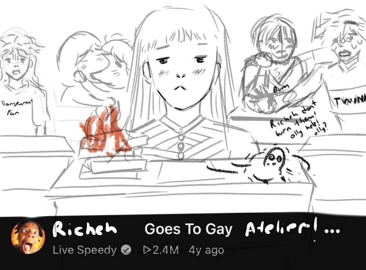 cocagott's tweet photo. #witchhatatelier richeh and the gays https://t.co/wTz5WqV0Gv