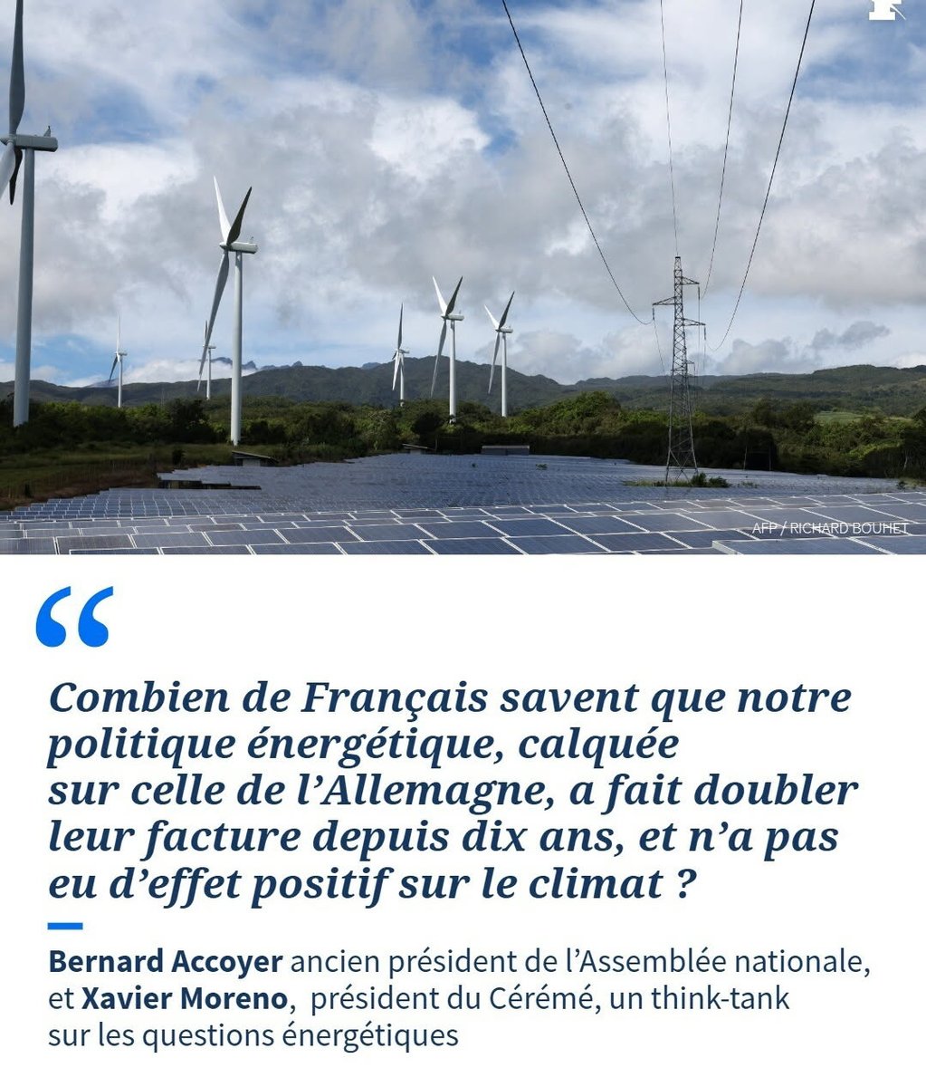 FredGaulois's tweet photo. Ne jamais oublier l'arnaque des énergies renouvelables qui massacre notre économie en raison d'une énergie chère alors que notre parc nucléaire est amorti!!!

Pensez-y en 2027! https://t.co/YZ9FzprE2W
