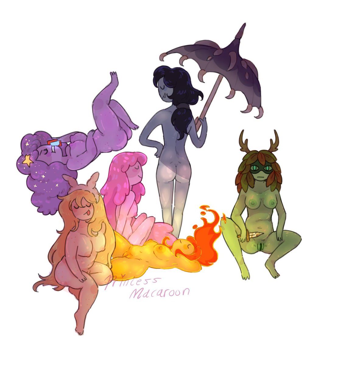 pmacaroon34's tweet photo. Adventure Time Ladies 

#nsfwart #nsfw #art https://t.co/kPB3C4hN2U