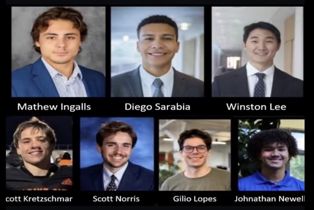 mobinfiltrator's tweet photo. Seeing as the media aren’t too keen to publish here are the seven pieces of shit who drugged and took turns raping a woman at Cornell University: https://t.co/GluQ5LbSOY