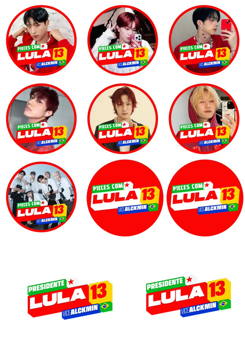 the_p1ecemaker's tweet photo. Moots #p1ecetwt me inspirei nesse post e fiz adesivos #P1ECEScomLULA quem quiser imprimir vou disponibilizar o drive para vcs! (Sem IA)
Votem consciente!⭐️🧩

🔗: https://t.co/sdOTyXimXr https://t.co/Jqc267u5uW