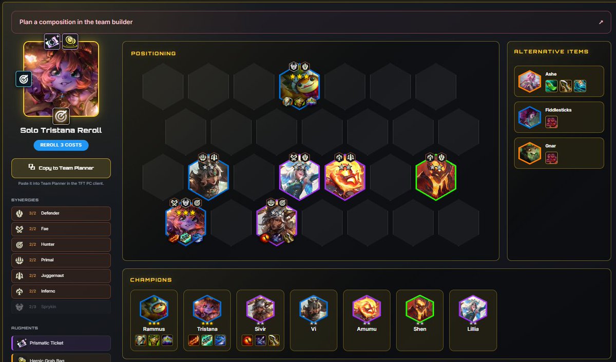 TFTtomus's tweet photo. New Variant Reroll Tristana in patch 18.3b🫡 

details here: https://t.co/GL4DPKckPB

#TFT #TeamfightTactics #lol #leagueoflegends #lol #spacegods #enchantedwilds #set18 https://t.co/XGVsDMWM7L