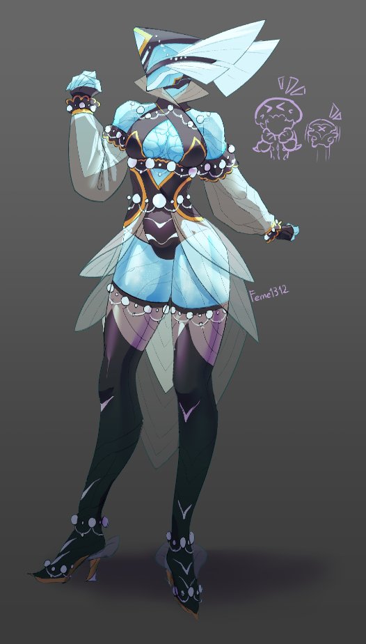 Feme1312's tweet photo. quick draw 
my yareli heirloom 
ble lil fix idk https://t.co/ic6LivmHKY