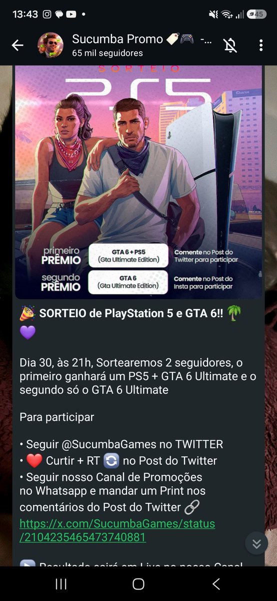CarlosPenteado_'s tweet photo. @SucumbaGames VAMO JOGAR ESSE GTA 6 FAMÍLIA, ESPERO MT GANHAR https://t.co/fCbHV9CsTQ