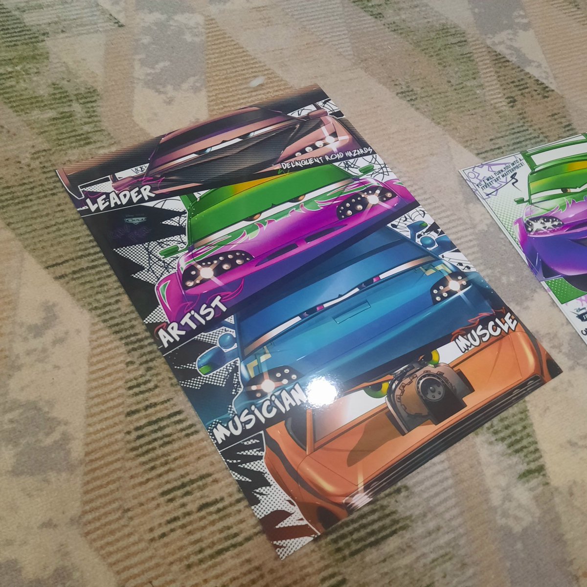 RedFoxOffRF's tweet photo. -I printed my posters-arts☆
#art #fanart #Pixar #Cars #Disney #movie #illustrations #myart #DRH #Boost #Wingo #DJ #Snotrod #poster #ibispaintx https://t.co/spOzEB4Anf