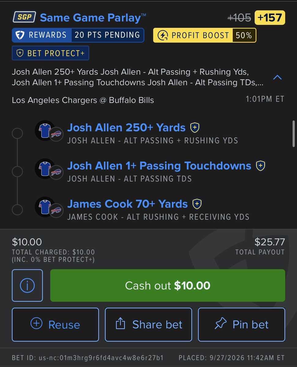 PropAce21's tweet photo. We’re beating the stock market with this one! 

Safe play of the day ⭐️ https://t.co/0BAIRg91FZ
