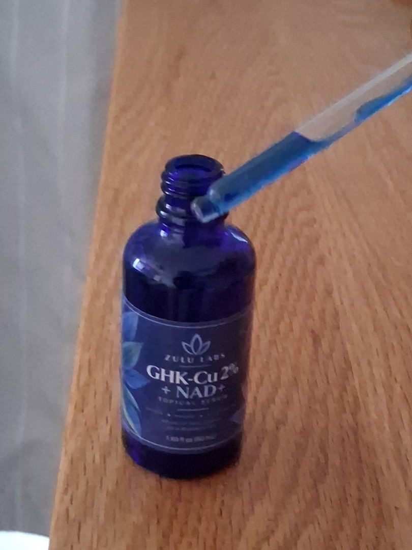 zululabsco's tweet photo. 4 GHK-Cu 2% serums with NAD+ left (see attached photos).

3 jars of 500g Copper Peptide (Smurf) Cream left. Photos are also attached. 

Also, product photos for all live products have been added to the site.

Preorders available for Ukrainian Thymalin. More is en route.

Tirz sale ends tonight at midnight; buy 3, get 3 free.
