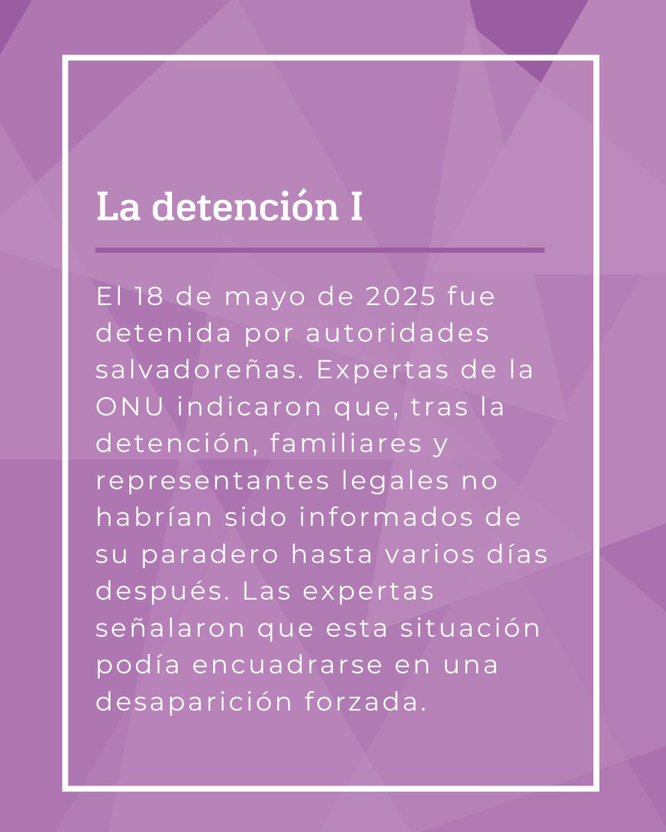 mujeresjuezas's tweet photo. 📣Ayer, 27 de septiembre, fue el cumpleaños de Ruth López, abogada salvadoreña y defensora de derechos humanos. Desde el 18 de mayo de 2025 permanece privada de libertad en El Salvador.

#mujeresjuezas #AMJE #RuthLopez #derechoshumanos https://t.co/st3aSVv0yH