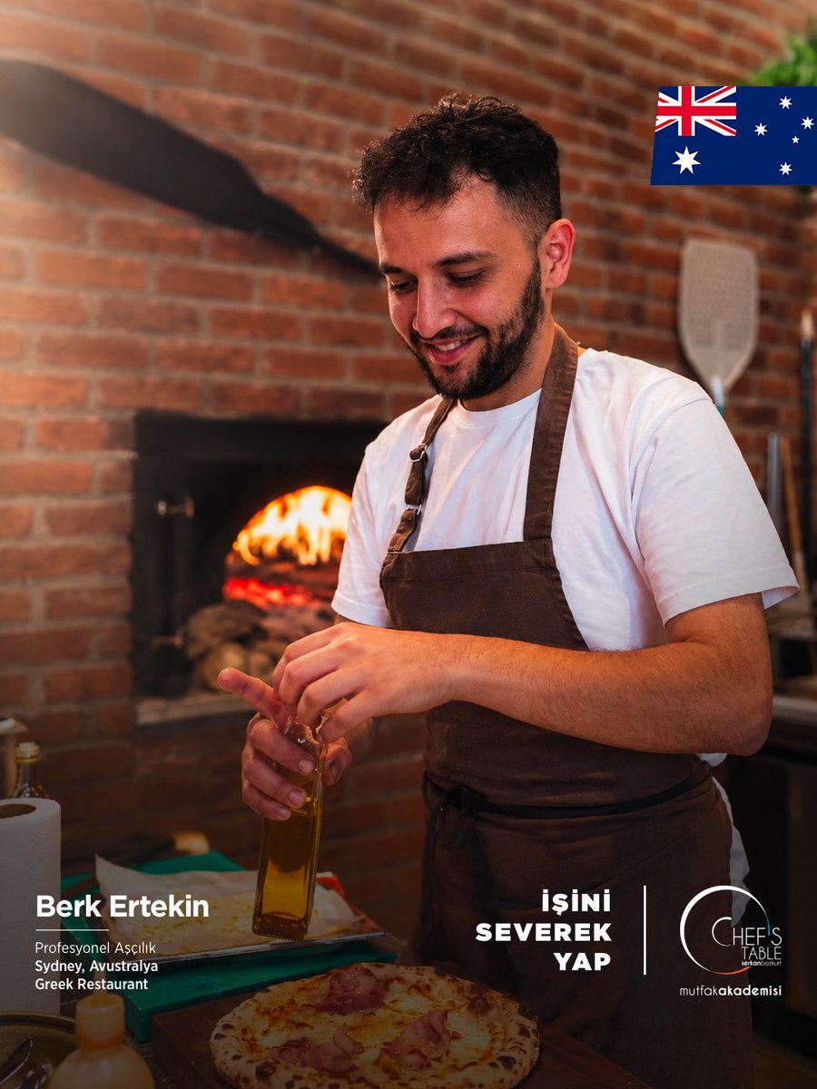 ChefsTableMutAk's tweet photo. 2015 yılı Profesyonel Aşçılık Eğitimi mezunumuz Berk Ertekin, Kıbrıs, Almanya ve Maldivler’in ardından kariyerine şu anda Avustralya’da devam etmektedir. https://t.co/2LRKqiO71y