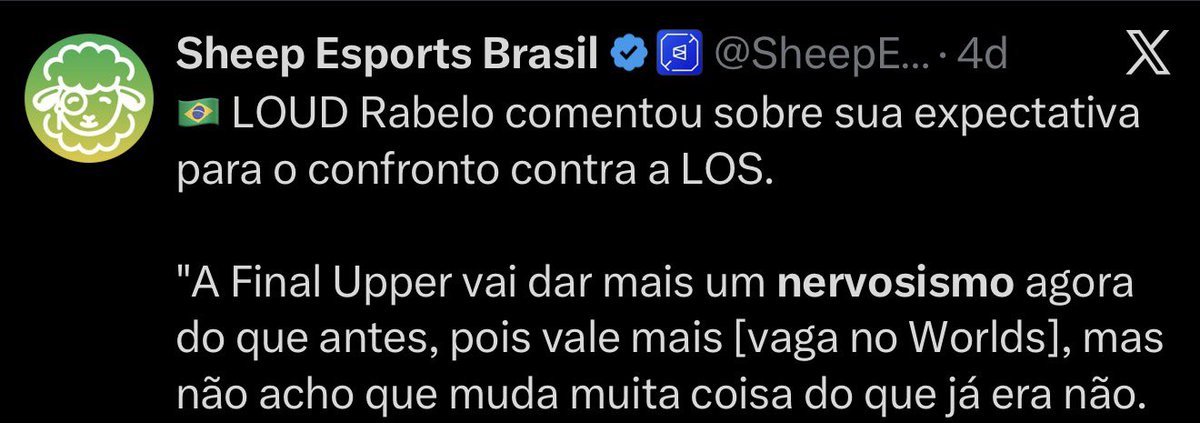 analystblood's tweet photo. @LOUDgg adc nervosinho né fazer o que https://t.co/XMcMyeup4c