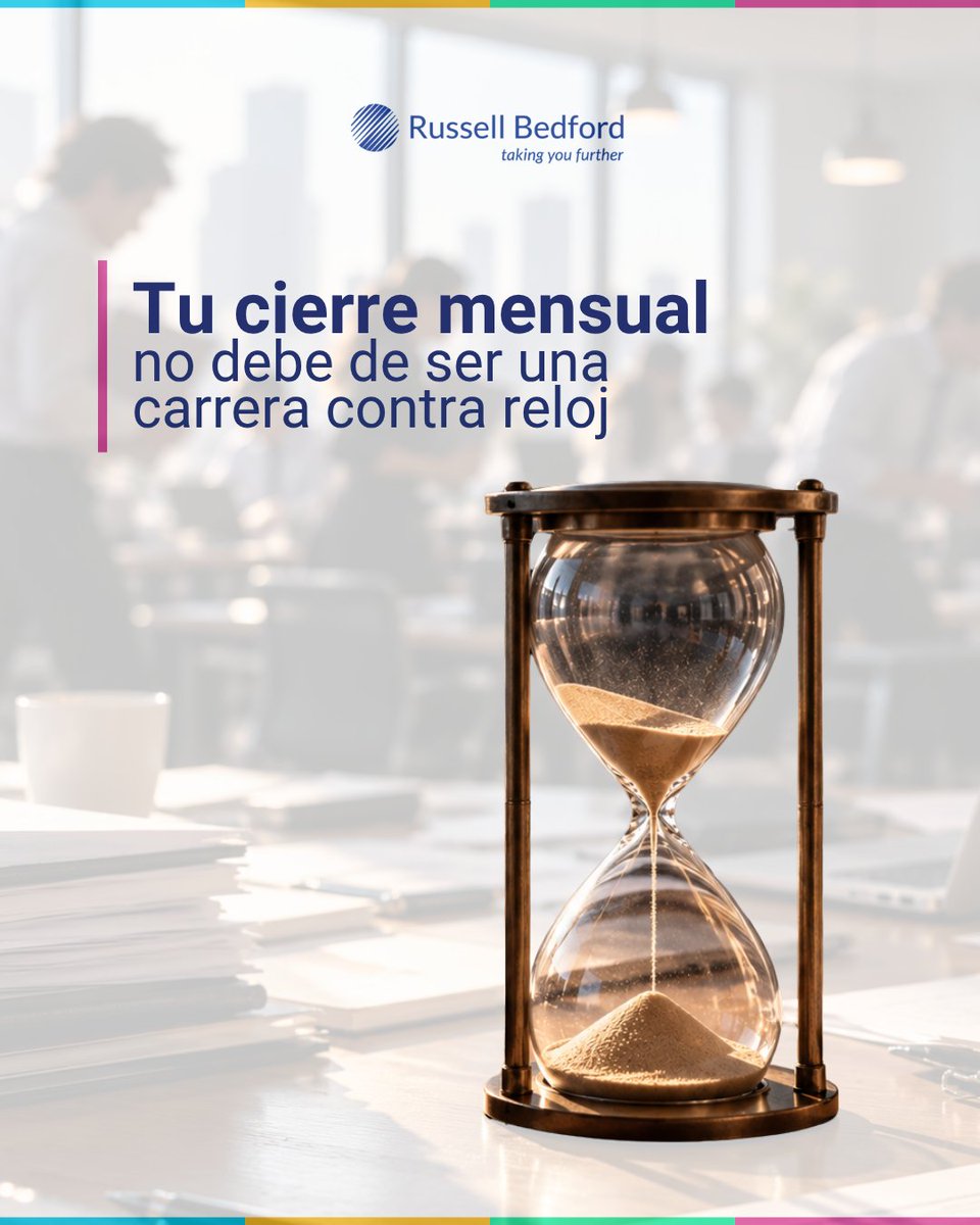 RB_Ags_'s tweet photo. 🗓️ Un cierre ordenado también permite que la información financiera esté disponible antes y pueda utilizarse para tomar decisiones cuando todavía son oportunas.

📌 La eficiencia del cierre también habla de la calidad de los procesos internos.

#RussellBedford #CierreContable https://t.co/AAZHf3fU76