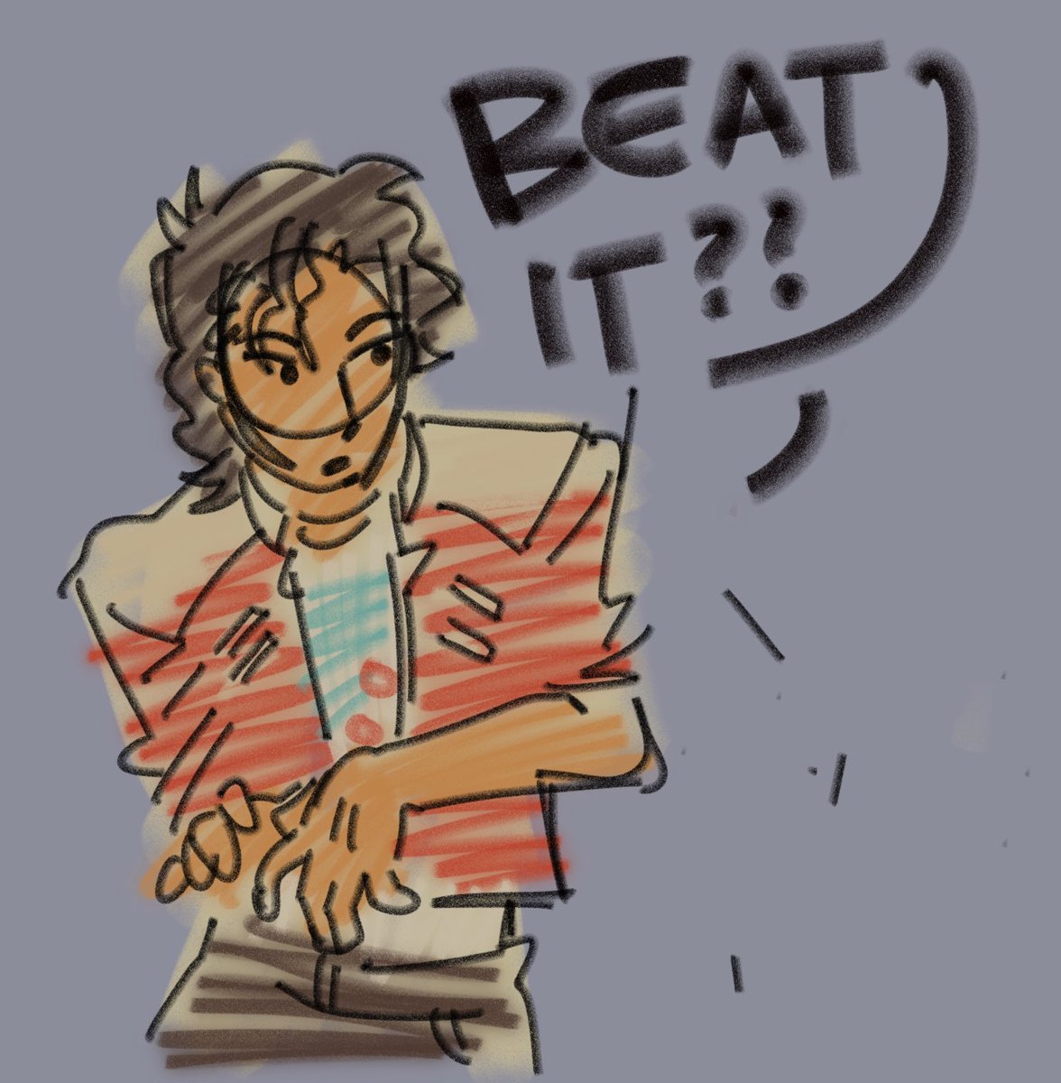 charc0al_blood's tweet photo. lil michael doodle   i miss him #mjart https://t.co/vcKpTRZoUR