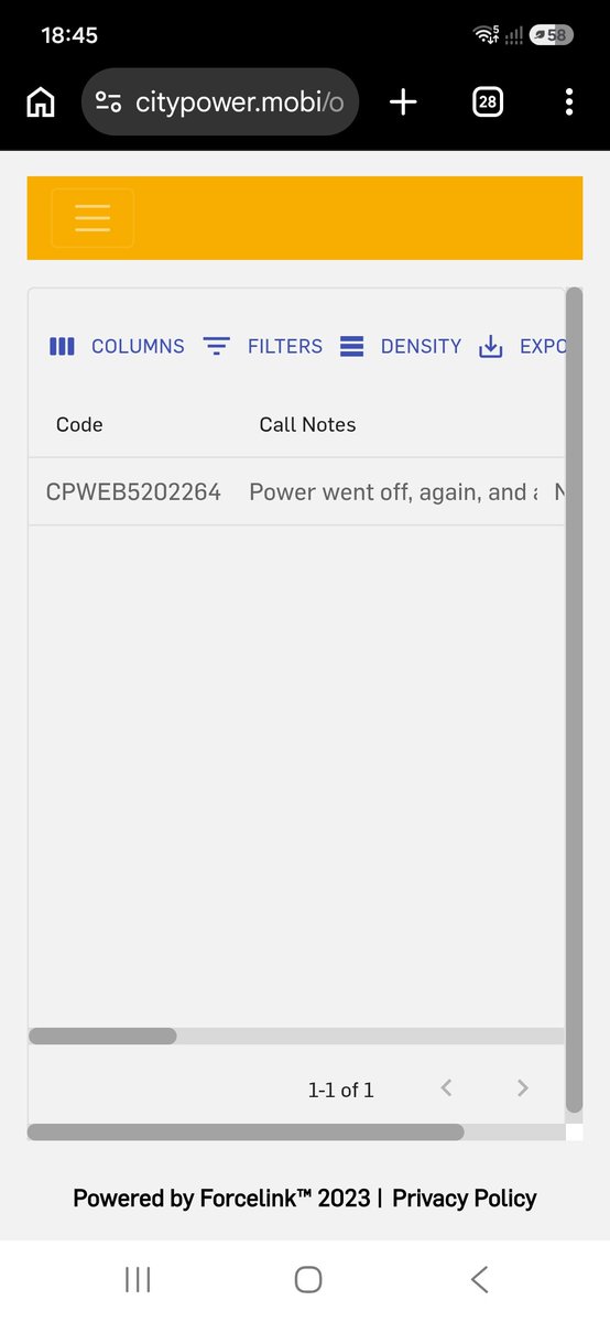 SumariSpies's tweet photo. Power off again at 18:45 Bellairs Drive #Northriding #noordhang 
@CityPowerJhb https://t.co/G4lpQsNlHm