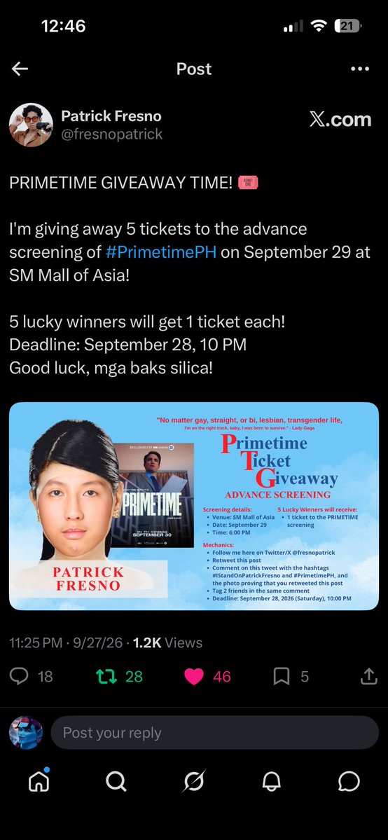 unknown_noir's tweet photo. @fresnopatrick sana manalo π₯Ή #IStandOnPatrickFresno #PrimetimePH
@hansanchago @im_nicookie https://t.co/CMXo86LkPA