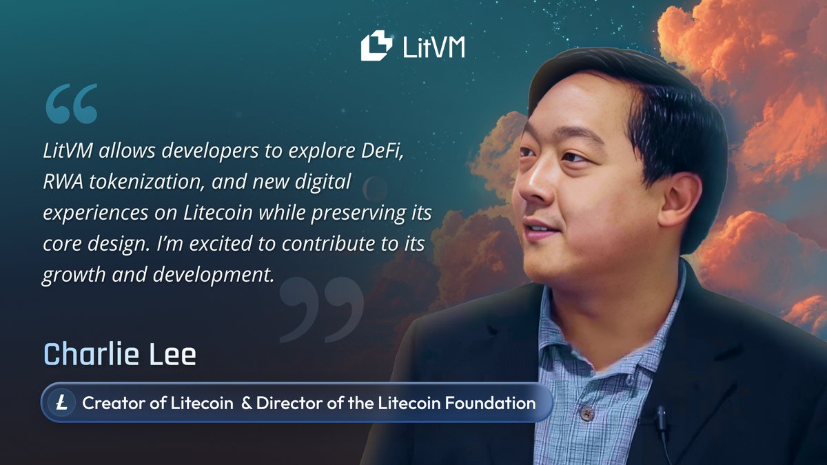 LitecoinVM's tweet photo. Hard money. Now programmable. Litecoin's next chapter is here 🔥 https://t.co/ZwcoUeCqQ9