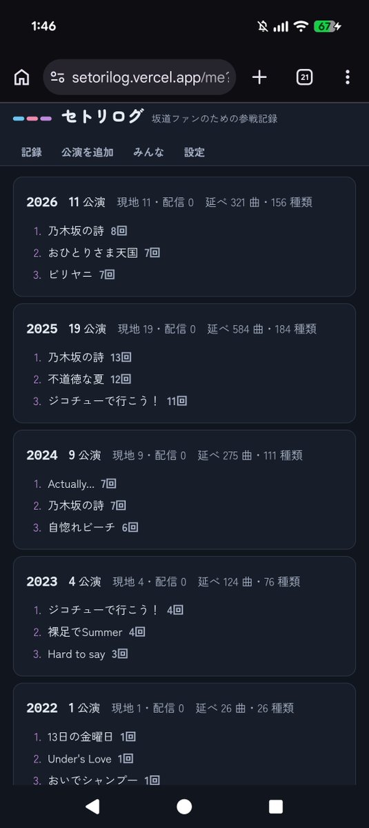 maimai_me_mine's tweet photo. 去年よりだいぶ少ないのな https://t.co/qv0vWhqnWr