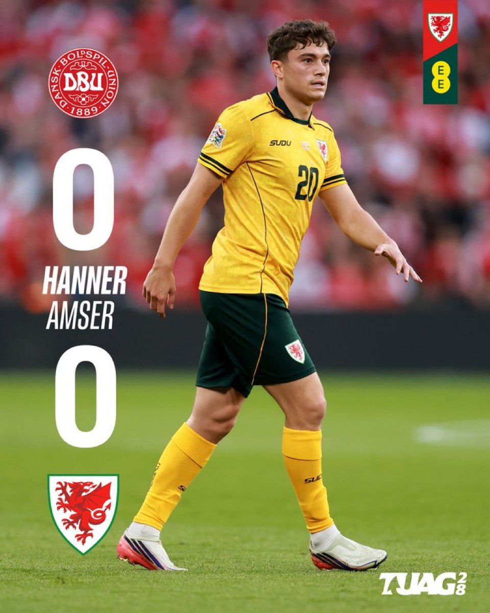 FC7897's tweet photo. HT #Denmark 0-0 #Cymru | Goalless at the break in Copenhagen. Gustav Isaksen did have the ball in the net for Denmark, but his effort was ruled out for offside. #DENCYM #UEFANationsLeague https://t.co/3IJiUzy5hG