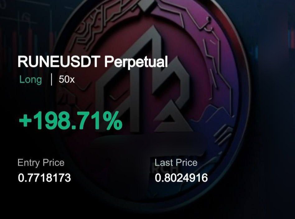 DollarCostC's tweet photo. 🚨 Patience finds the opportunity. Discipline captures it. 💎📈
    ⚡️ Here, we trade smarter, not harder 🎯🔥

#RUNE/USDT Take-Profit target 1 ✅
Profit: 198.2581% 📈
Period: 58 min ⏰

❤️DM now:  | Join Premium &amp; Earn!💯 https://t.co/81wb6Alc3m