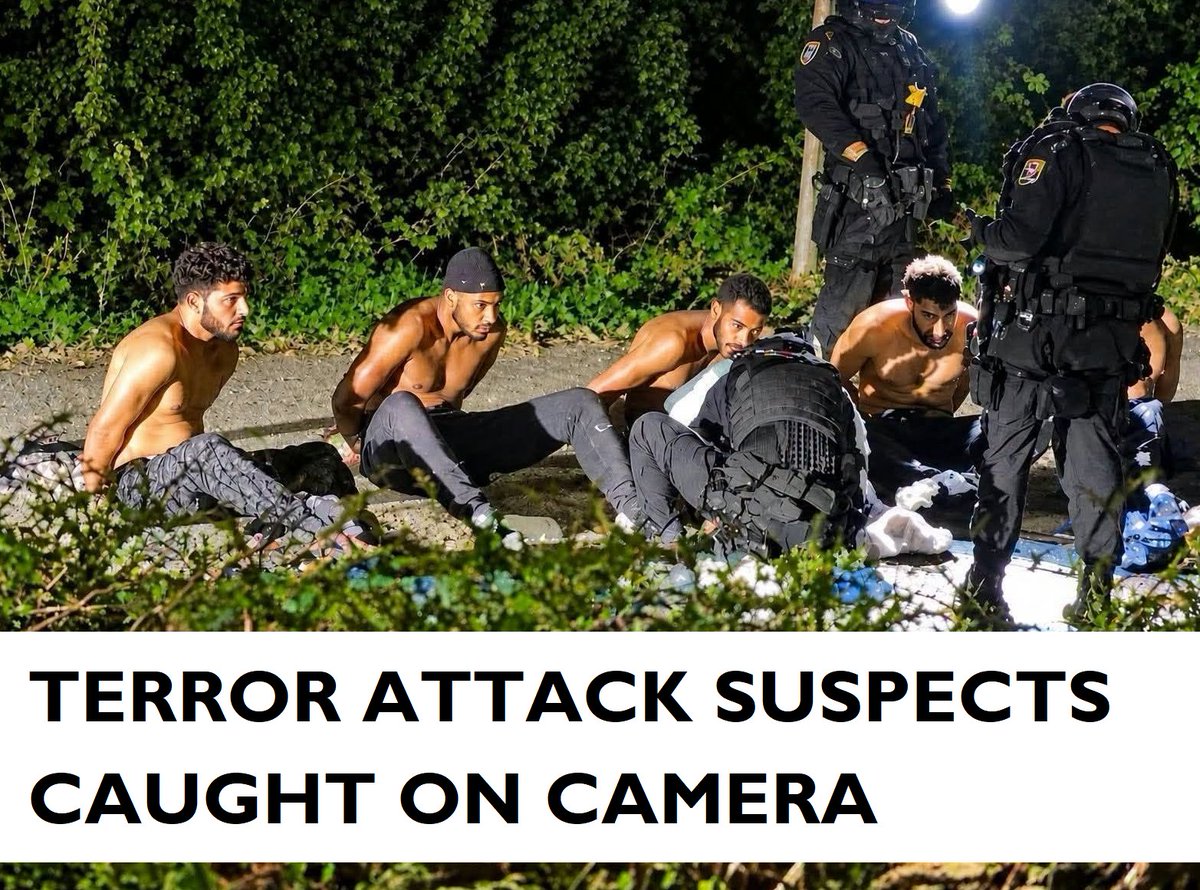 ScaryEurope's tweet photo. Five Muslim terrorists were just arrested trying to bomb RAF Fairford in England, where the U.S. keeps its B-1 and B-52 bombers. The plan was to use vans filled with explosives and chemicals in a bomb attack.

This is exactly why Europe shouldn’t import infinite Muslims and third-worlders. They hate the West and want us dead. This attack could have been catastrophic, and it’s all preventable. Islam is incompatible with Western Civilization; we need to stop inviting them in or we will be conquered by them