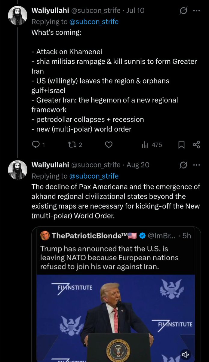 subcon_strife's tweet photo. Thank you sarr for your invaluable contributions in helping me fill some of the missing pieces in my own theories around the Dajjalic world order. 

Brought some physical silver today to prepare myself for the eschaton. https://t.co/HM9fmeiFbG