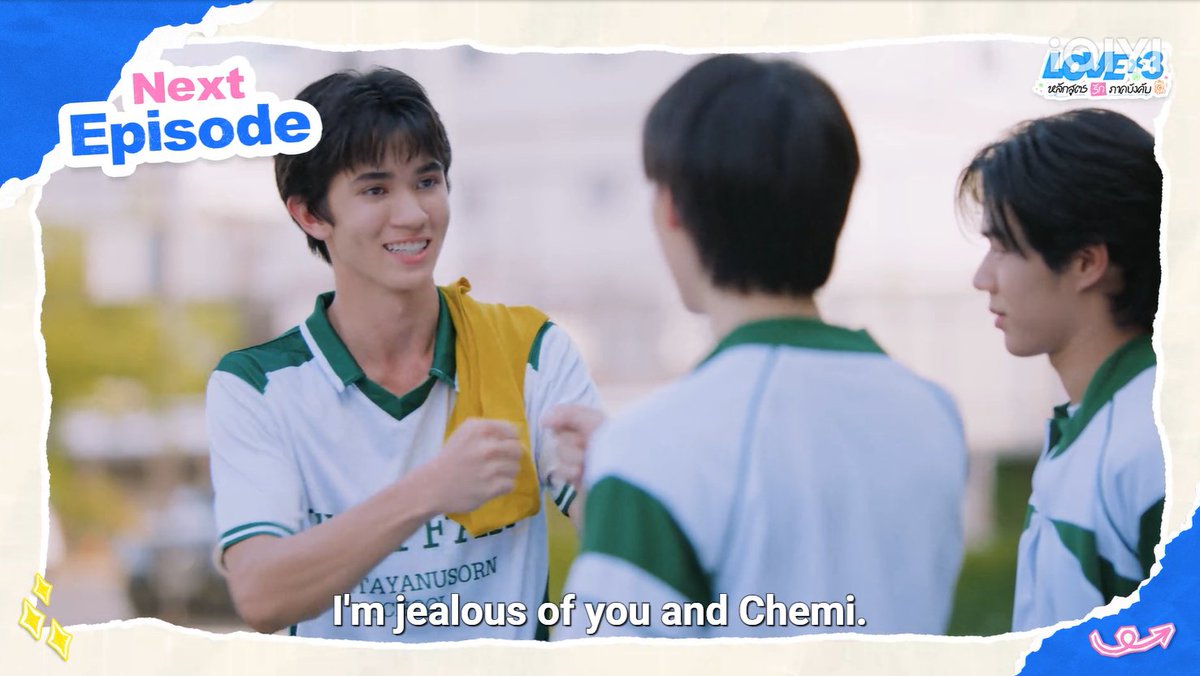 myloveforvocals's tweet photo. GUESS WHAT? We're getting that Thanop and Chemi scene next week and Aof's gonna get jealous. So excited!!!
LOVEX3 EPISODE 7
#LOVEx3_EP7 https://t.co/Kgcya9Db8V
